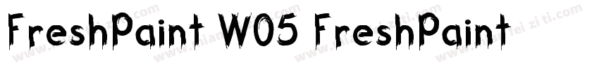 FreshPaint W05 FreshPaint字体转换